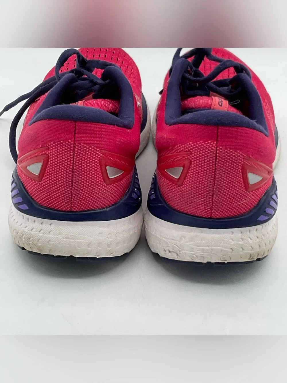 Brooks Glycerin GTS 20 Women’s Size 9 B Running Shoes Pink Navy Support